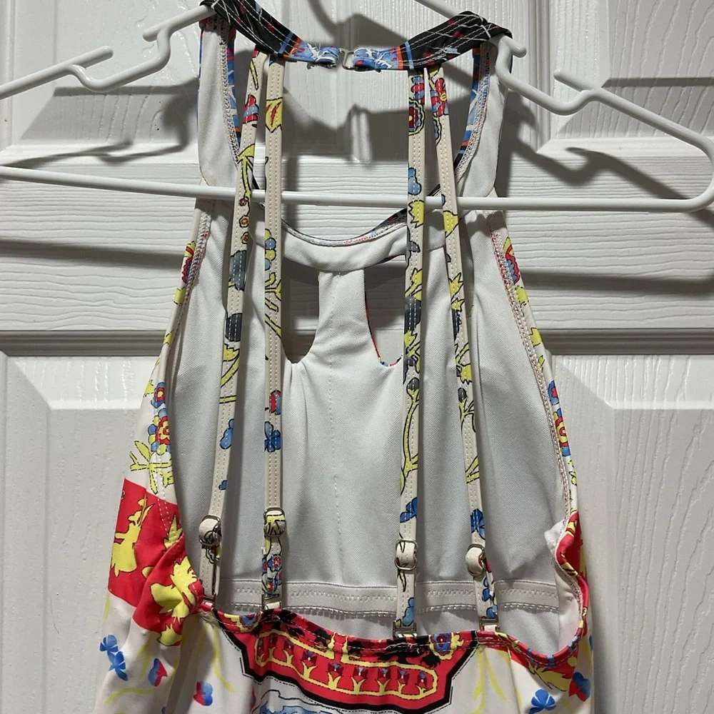 2 piece Swim suit bathing suit dress with matching panties M
